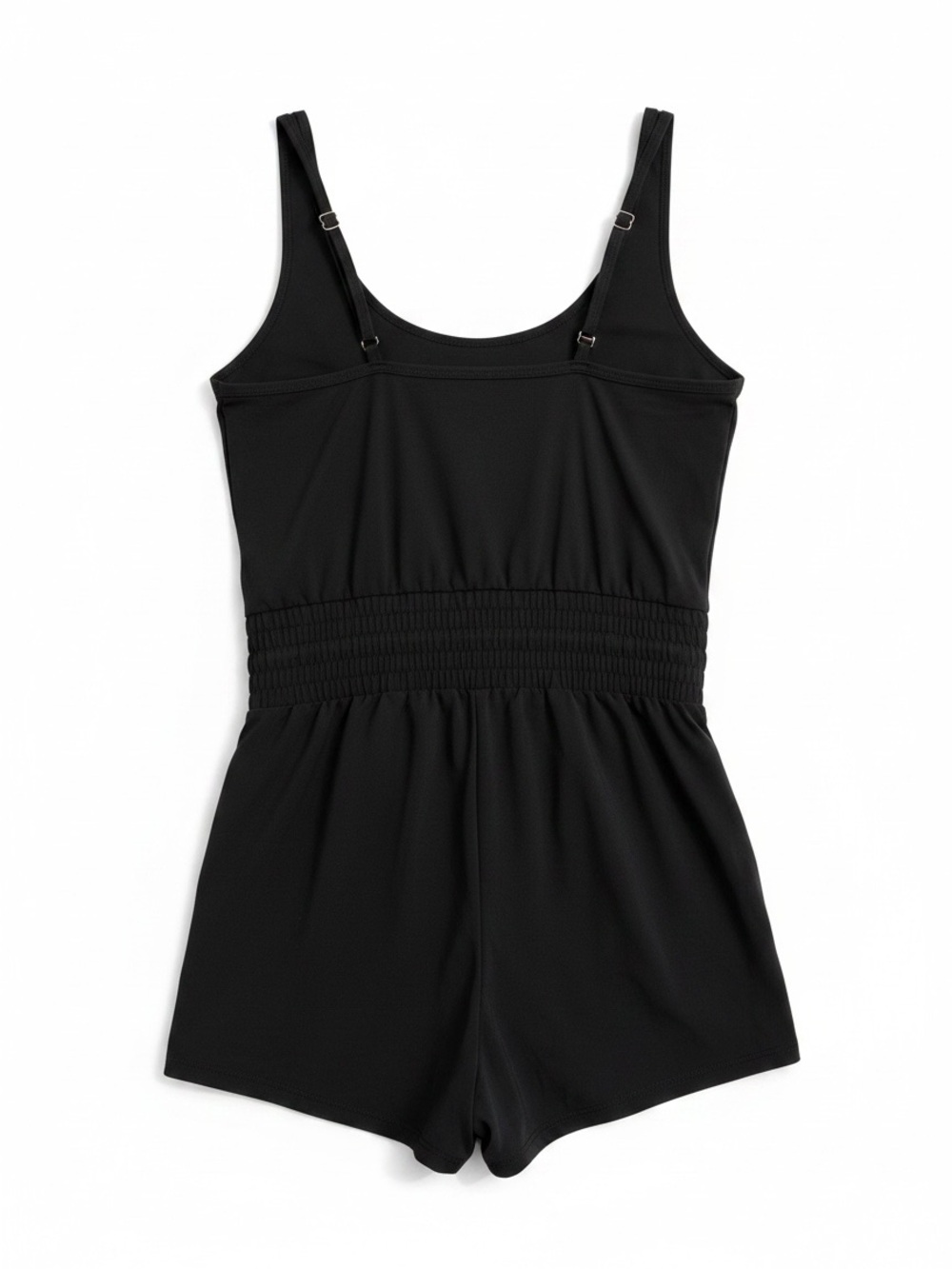 Abercrombie & Fitch Traveler Romper Womens S PetiteBlack NEW Tank Drawstring - Picture 2 of 8